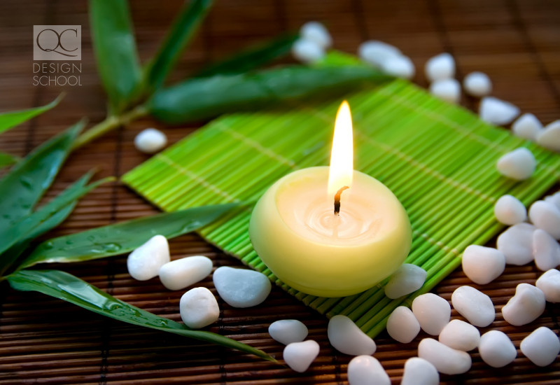 candle light is a great way to introduce the elements into a home for feng shui