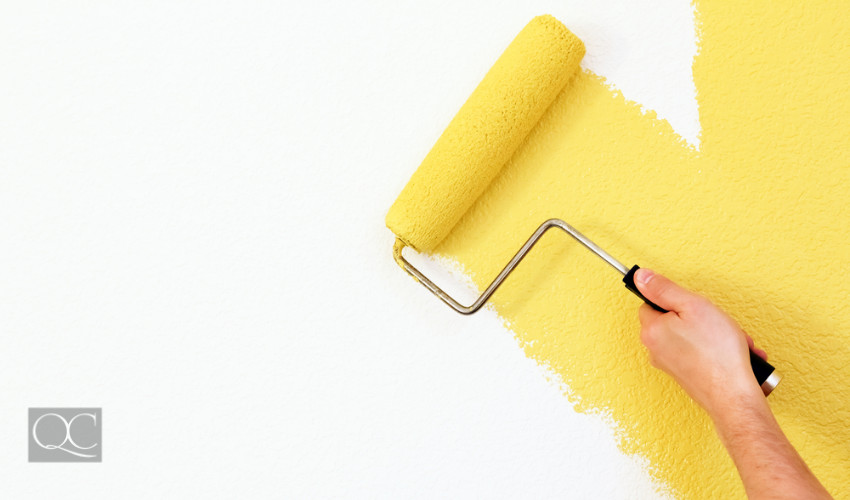 yellow paint color for blank wall paint