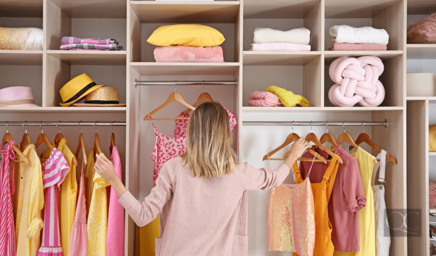 pro organizer in closet