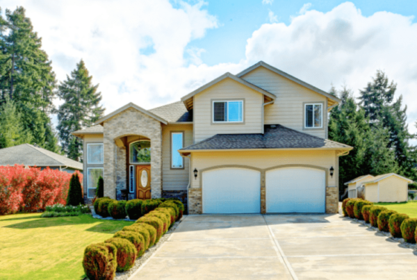 Curb appeal of a home for home staging jobs