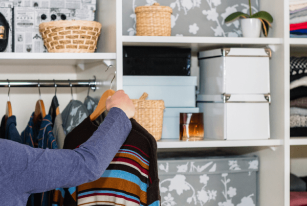 organizing closet