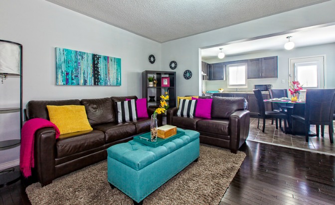 Living room designed by Jacqueline Forde