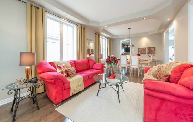 Living room designed by Jacqueline Forde