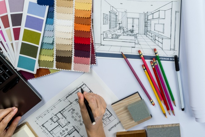 Interior Decorating Certification Drawing