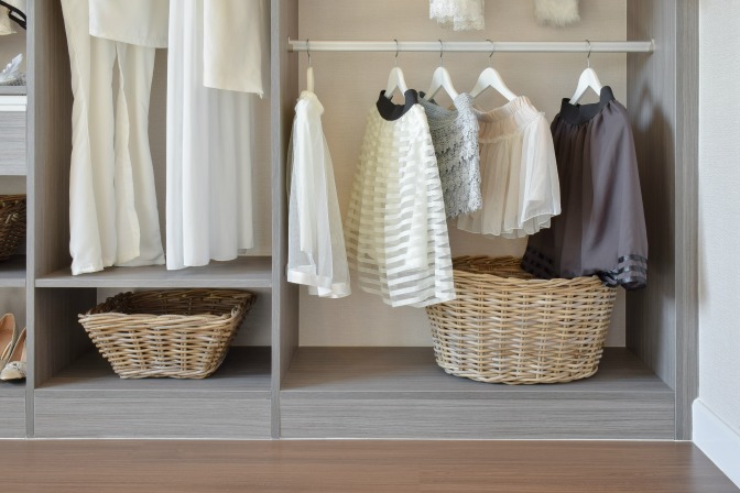 Home Storage Spaces decluttering a crammed closet