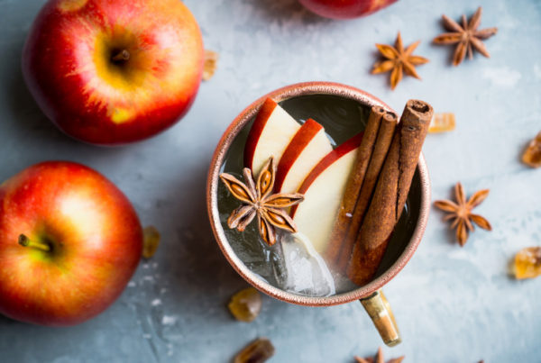 moscow mule drink for a christmas party home decor