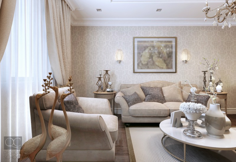 beige living room