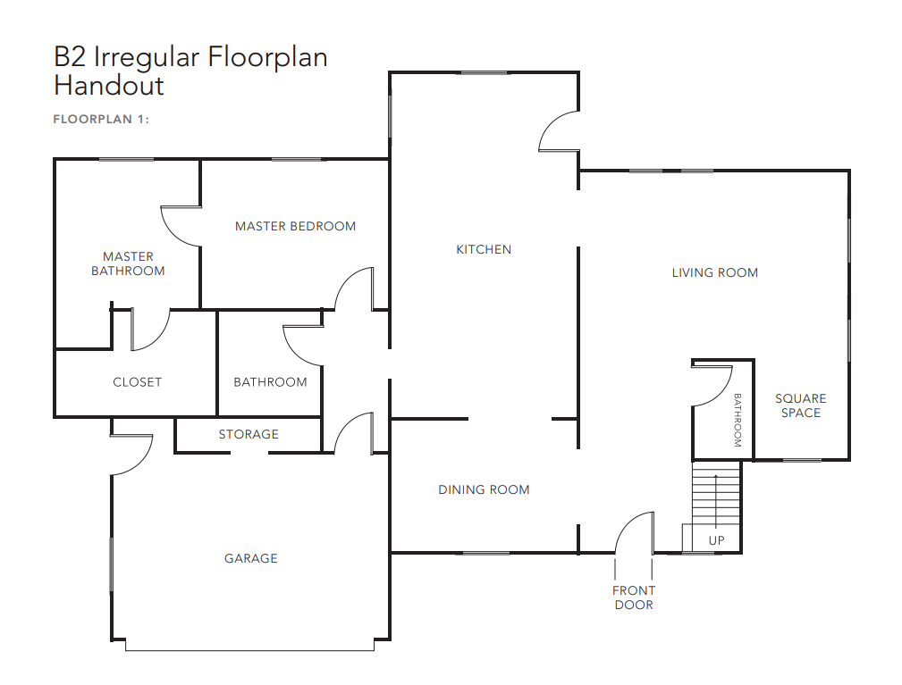 Feng Shui B2 Irregular Floor Plan 1