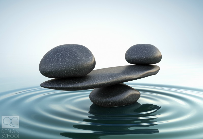 balancing rocks for feng shui design