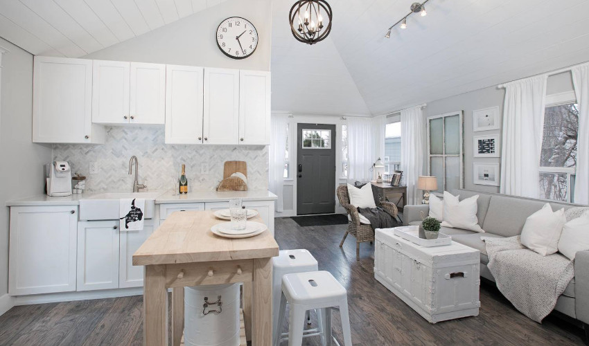 open concept home staging by Skye Cecilia