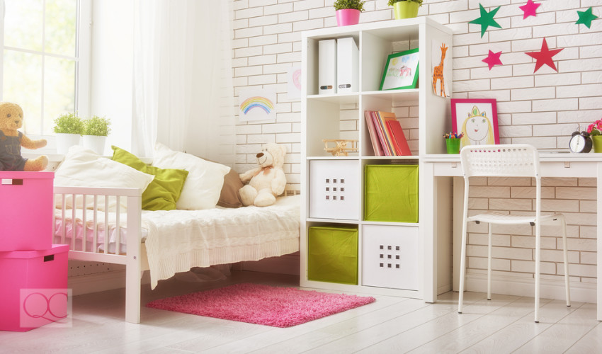 little girls bedroom professional organizer job by a color expert