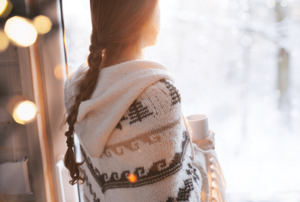 feng shui woman starting out home window winter