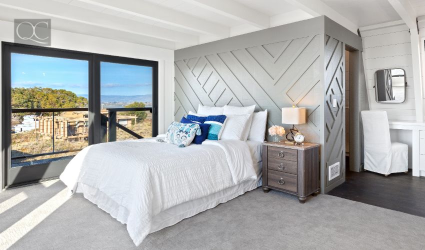 Interior decorating trends in 2022 image 1 Feature accent wall in bedroom